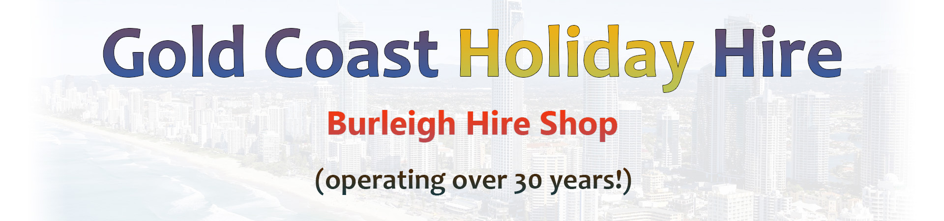 Gold Coast Holiday Hire Logo